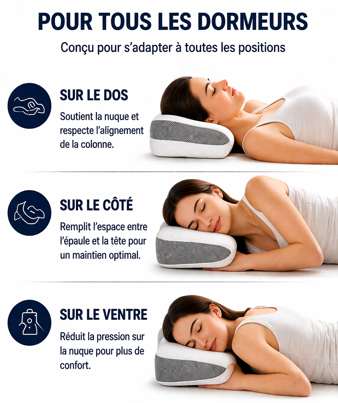 Oreiller Ergonomique Cervical | DreamAlign
