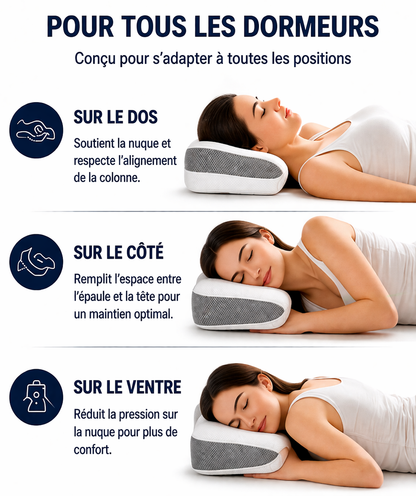 Oreiller Ergonomique Cervical | DreamAlign